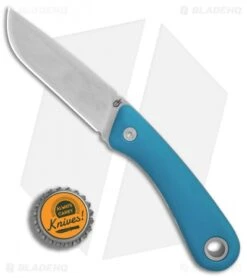 Gerber Spine Fixed Blade Knife Cyan Blue (3.75 Stonewash) 30-001498 -SOG Store Gerber Spine Cyan Blue SW BHQ 81306 er bottlecap