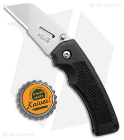 Gerber SuperKnife SK Edge Liner Lock Knife Black Rubber (2.25" Satin) G668 -SOG Store Gerber SuperKnife SK Edge LL Black Rubber Satin BHQ 53983 jr bottlecap