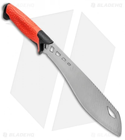 Gerber Versafix Pro 14" Machete Fixed Blade Knife Red (9" Satin) 31-003469 2 Gerber Versafix Pro 14" Machete Fixed Blade Knife Red (9" Satin) 31-003469 - Image 2