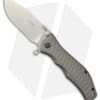 HTM Darrel Ralph Large Gun Hammer Bowie Spring Assisted Knife Gray (3.8" SW)