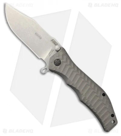 HTM Darrel Ralph Large Gun Hammer Bowie Spring Assisted Knife Gray (3.8" SW) 1 HTM Darrel Ralph Large Gun Hammer Bowie Spring Assisted Knife Gray (3.8" SW)
