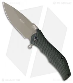 HTM Darrel Ralph Gun Hammer Spring Assisted Knife OD Green (3.5" Gray)
