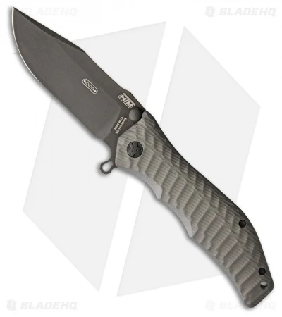 HTM Darrel Ralph Large Gun Hammer Bowie Spring Assisted Knife Gray (3.8" Black) 1 HTM Darrel Ralph Large Gun Hammer Bowie Spring Assisted Knife Gray (3.8" Black)