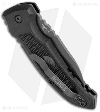 Hogue Knives A01 Microswitch Auto Knife Sig Medallion Wharncliffe (2.6" Black) 3 Hogue Knives A01 Microswitch Auto Knife Sig Medallion Wharncliffe (2.6" Black) - Image 3