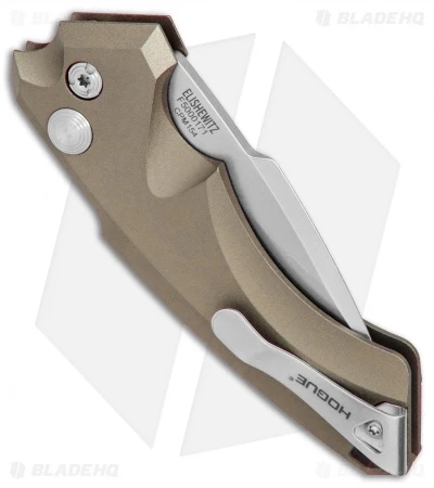 Hogue Knives EX-A05 Spear Point Automatic Knife FDE (3.5" Stonewash) 34534 2 Hogue Knives EX-A05 Spear Point Automatic Knife FDE (3.5" Stonewash) 34534 - Image 2