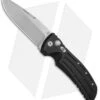 Hogue EX-A01 Automatic Drop Point Knife Black Aluminum (4" Stonewash) 34116