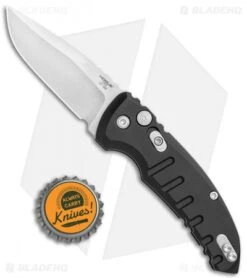 Hogue Knives A01 Microswitch Automatic Knife Black (2.6" Stonewash) 24110 -SOG Store Hogue Knives A01 Microswitch Auto Black SW 24110 BHQ 78158 jr bottlecap