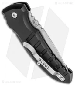 Hogue Knives A01 Microswitch Automatic Knife Black (2.6" Stonewash) 24110 -SOG Store Hogue Knives A01 Microswitch Auto Black SW 24110 BHQ 78158 jr side