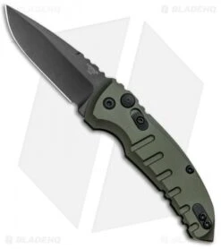 Hogue Knives A01 Microswitch Automatic Knife OD Green (2.6" Black) 24111