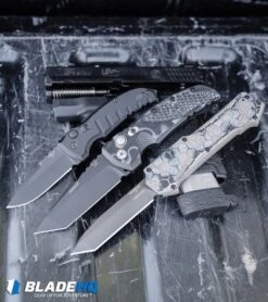 Hogue Knives EX-A01 Automatic Knife Tanto Black G10 (3.5" Black) -SOG Store Hogue Knives A01 Microswitch Automatic Knife Black Black 24116 BHQ 94205 kp tailgate pistol web 1