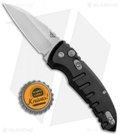 Hogue Knives A01 Microswitch Wharncliffe Automatic Knife Black (2.6" SW) 24100 -SOG Store Hogue Knives A01 Microswitch Wharncliffe Auto Black SW 24100 BHQ 92703 jr bottlecap