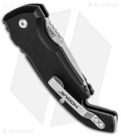 Hogue Knives CA Legal A01 Microswitch Automatic Knife Black (1.8" Stonewash) 6 Hogue Knives CA Legal A01 Microswitch Automatic Knife Black (1.8" Stonewash) -SOG Store Hogue Knives CA Legal A01 Microswitch Auto Black SW 24120 BHQ 79829 jr side