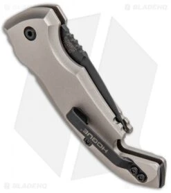 Hogue Knives CA Legal A01 Microswitch Automatic Knife FDE (1.8" Black) -SOG Store Hogue Knives CA Legal A01 Microswitch Auto FDE Black 24127 BHQ 83447 jr side