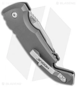 Hogue Knives CA Legal A01 Microswitch Wharncliffe Automatic Knife Gray (1.8" SW) -SOG Store Hogue Knives CA Legal A01 Microswitch Wharncliffe Auto Gray SW 24142 BHQ 81358 jr side