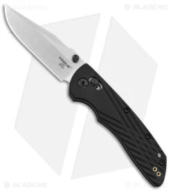 Hogue Knives Deka MagnaCut Clip Point Knife Black Polymer (3.25" Stonewash)