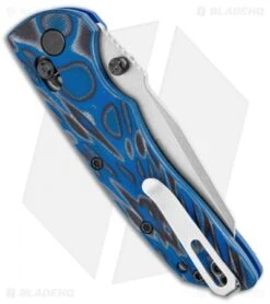 Hogue Knives Deka Wharncliffe Pocket Knife Blue Lava G-Mascus (3.25" SW 20CV) -SOG Store Hogue Knives Deka Modified Wahrnliffe Blue Lava G Mascus Tumble 24263 BHQ 102927 jr side