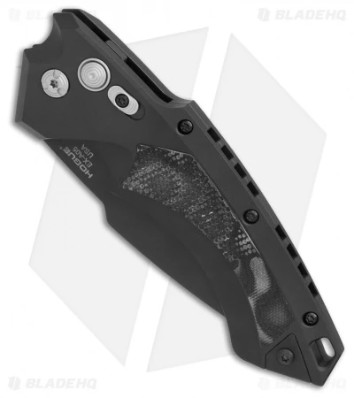 Hogue Knives EX-A05 Spear Point Automatic Knife Black G-Mascus (4" Black) 2 Hogue Knives EX-A05 Spear Point Automatic Knife Black G-Mascus (4" Black) - Image 2