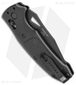 Hogue SIG K320 AXG Tanto Manual Folding Knife Black Aluminum/G-10 (3.5" Black) -SOG Store Hogue SIG K320 AXG Black Aluminum Folding Knife G 10 Pro Tanto Black BHQ 145384 jr side