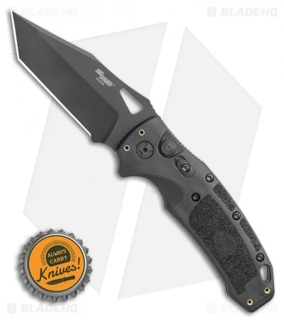 Hogue SIG K320A Tactical Automatic Knife Black Polymer Tanto (3.5 Blk) 4 Hogue SIG K320A Tactical Automatic Knife Black Polymer Tanto (3.5 Blk) - Image 4