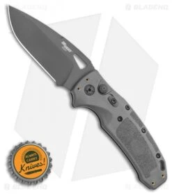 Hogue Sig K320A Tactical Automatic Knife Grey Polymer DP (3.5 Black) 7 Hogue Sig K320A Tactical Automatic Knife Grey Polymer DP (3.5 Black) -SOG Store Hogue Sig k320A Tactical Automatic Knife Grey Polymer DP 3.5 Black BHQ 117425 LS Bottlecap