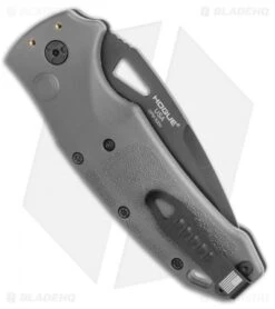 Hogue Sig K320A Tactical Automatic Knife Grey Polymer DP (3.5 Black) 6 Hogue Sig K320A Tactical Automatic Knife Grey Polymer DP (3.5 Black) -SOG Store Hogue Sig k320A Tactical Automatic Knife Grey Polymer DP 3.5 Black BHQ 117425 LS Side
