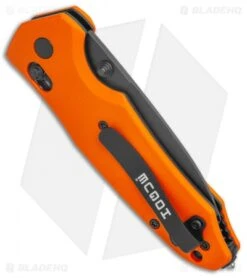 Hogue Trauma First Response Tool Knife Textured Orange G-10 (3.2" Black Serr) -SOG Store Hogue Trauma First Response Tool Textured Orange G 10 Black Serr 34764 BHQ 112104 jr side