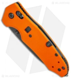Hogue Trauma First Response Tool Knife Textured Orange G-10 (3.2" Black Serr) -SOG Store Hogue Trauma First Response Tool Textured Orange G 10 Black Serr 34764 BHQ 112104 jr spine
