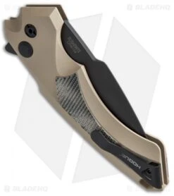 Hogue Knives X5 Tactical Flipper Knife FDE G-Mascus (4" Black) 5 Hogue Knives X5 Tactical Flipper Knife FDE G-Mascus (4" Black) -SOG Store Hogue X 5 FDE G Mascus 34557 EXLMTG BHQ 49336 jr side