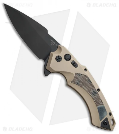 Hogue Knives X5 Tactical Flipper Knife FDE G-Mascus (4" Black) 1 Hogue Knives X5 Tactical Flipper Knife FDE G-Mascus (4" Black)