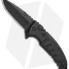 Hogue X1 Microflip Drop Point Flipper Knife Matte Black (2.75" Black) 24176
