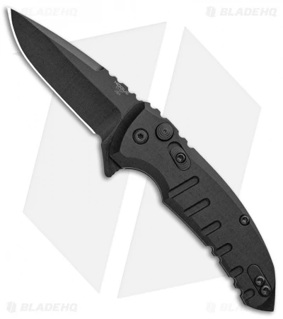 Hogue X1 Microflip Drop Point Flipper Knife Matte Black (2.75" Black) 24176 1 Hogue X1 Microflip Drop Point Flipper Knife Matte Black (2.75" Black) 24176