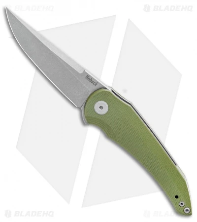 Jake Hoback Knives Enoch Liner Lock Knife OD Green G-10 (3.1" Stonewash) 1 Jake Hoback Knives Enoch Liner Lock Knife OD Green G-10 (3.1" Stonewash)