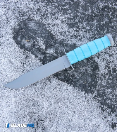 Ka-Bar Bowie USSF Space-Bar Fixed Blade Knife Blue Kraton (7" Gray) 1313SF Force 5 Ka-Bar Bowie USSF Space-Bar Fixed Blade Knife Blue Kraton (7" Gray) 1313SF Force - Image 5