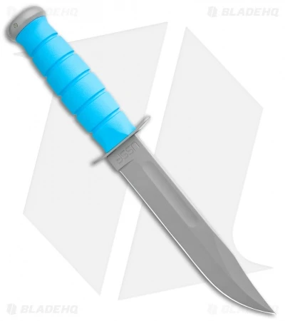 Ka-Bar Bowie USSF Space-Bar Fixed Blade Knife Blue Kraton (7" Gray) 1313SF Force 2 Ka-Bar Bowie USSF Space-Bar Fixed Blade Knife Blue Kraton (7" Gray) 1313SF Force - Image 2