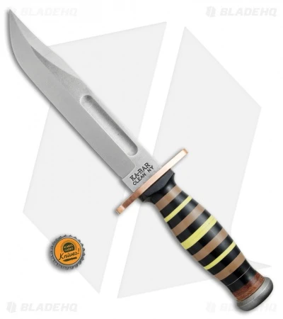 Ka-Bar Bowie Limited Edition PTK Fixed Blade Knife Stacked G-10 (7" Silver) 4 Ka-Bar Bowie Limited Edition PTK Fixed Blade Knife Stacked G-10 (7" Silver) - Image 4