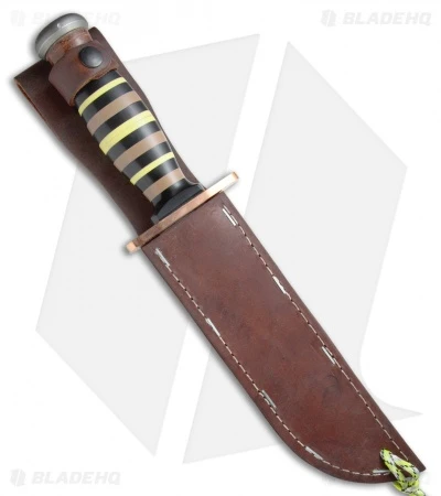 Ka-Bar Bowie Limited Edition PTK Fixed Blade Knife Stacked G-10 (7" Silver) 3 Ka-Bar Bowie Limited Edition PTK Fixed Blade Knife Stacked G-10 (7" Silver) - Image 3