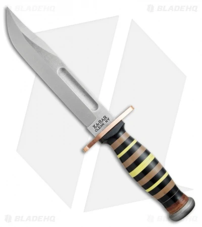 Ka-Bar Bowie Limited Edition PTK Fixed Blade Knife Stacked G-10 (7" Silver) 1 Ka-Bar Bowie Limited Edition PTK Fixed Blade Knife Stacked G-10 (7" Silver)