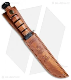 Ka-Bar Bowie US Army Operation Iraqi Freedom Fixed Blade Knife (7" Black) 9127 -SOG Store Ka Bar US Army Operation Iraqi Freedom Black 9127 BHQ 55116 jr sheath