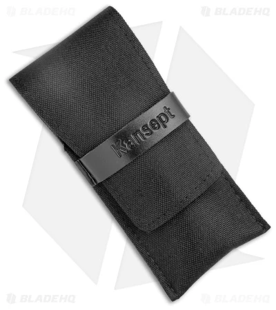 Kansept Entity Frame Lock Knife Drop Point Gray Titanium (3.5" Black SW S35VN) 4 Kansept Entity Frame Lock Knife Drop Point Gray Titanium (3.5" Black SW S35VN) - Image 4