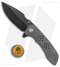 Kansept Entity Frame Lock Knife Drop Point Gray Titanium (3.5" Black SW S35VN) 9 Kansept Entity Frame Lock Knife Drop Point Gray Titanium (3.5" Black SW S35VN) -SOG Store Kansept Knives Entity Dark SW FL DW BHQ 150160 jr bottlecap