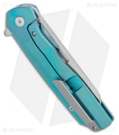 Kansept Knives Shard Frame Lock Knife Green Ti/Copper (3.5" Satin) 6 Kansept Knives Shard Frame Lock Knife Green Ti/Copper (3.5" Satin) -SOG Store Kansept Knives Shard K1006A6 BHQ 114136 LS Side