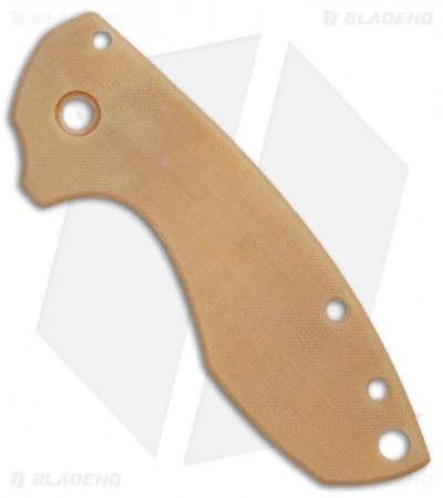 Karbadize CRKT Pilar Replacement Scale - Bone Linen Micarta 1 Karbadize CRKT Pilar Replacement Scale - Bone Linen Micarta