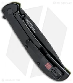 Kershaw Al Mar AM-4 Assisted Opening Knife Green G-10 (3.5" Black) 2330GRNBLK -SOG Store Kershaw Al Mar AM 4 Green G 10 Black 2330GRNBLK BHQ 71077 jr side