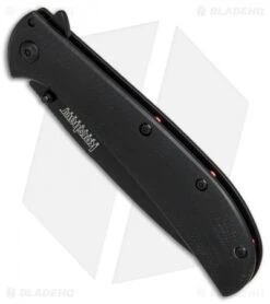 Kershaw Al Mar AM-4 Assisted Opening Knife Black G-10 (3.5" Black) 2330BLK 6 Kershaw Al Mar AM-4 Assisted Opening Knife Black G-10 (3.5" Black) 2330BLK -SOG Store Kershaw Al Mar AM 4 black G10 black BHQ 71078 er spine