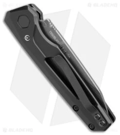 Kershaw Auto Launch 11 Black Aluminum Automatic Knife (2.75" Damascus) 7550DAM -SOG Store Kershaw Auto Launch 11 Black Aluminum Damascus BHQ 175624 jr side