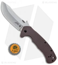 Kershaw CQC-11K D2 Frame Lock Knife Brown G-10 (3.5" Stonewash) 6031D2 7 Kershaw CQC-11K D2 Frame Lock Knife Brown G-10 (3.5" Stonewash) 6031D2 -SOG Store Kershaw Emerson CQC 11K D2 FL Brown G 10 SW 6031D2 BHQ 101840 jr bottlecap