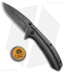 Kershaw Filter Frame Lock Knife Black (3.25" BlackWash) -SOG Store Kershaw Filter FL SS BlackWash BHQ 27380 jr bottlecap