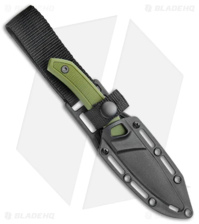Kershaw Deschutes Caper Fixed Blade Knife Green (3.3" Stonewash) 1882 3 Kershaw Deschutes Caper Fixed Blade Knife Green (3.3" Stonewash) 1882 - Image 3