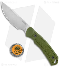Kershaw Deschutes Skinner Fixed Blade Knife Green (3.9" Stonewash) 1883 -SOG Store Kershaw Fixed Blade Green SW 1883 jr bottlecap