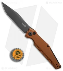 Kershaw Galyean Launch 7 Automatic Knife Earth Brown (3.75" Black) 7900EB -SOG Store Kershaw Galyean Launch 7 Earth Brown black BHQ 75928 er bottlecap
